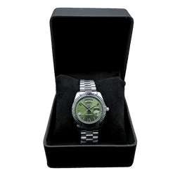 Nibosi Day-Date Silver Green