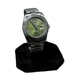 Nibosi Day-Date Silver Green