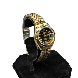Nibosi Day-Date Gold Black | Damas