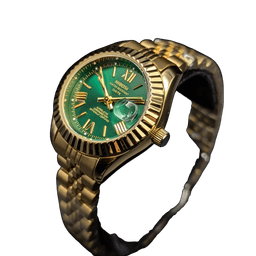 Nibosi Day-Date Gold Green | Damas