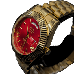 Nibosi Day-Date Gold Red