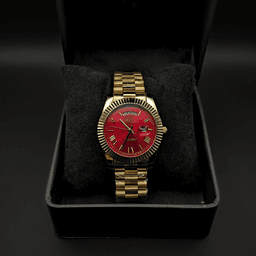 Nibosi Day-Date Gold Red