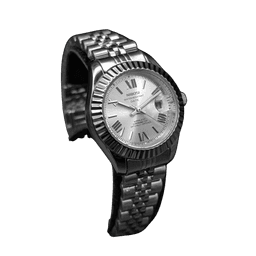 Nibosi Day-Date Silver White | Damas