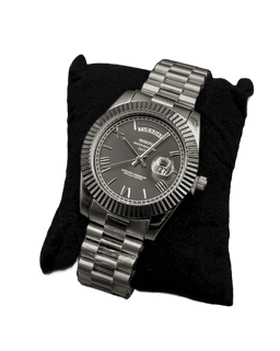 Nibosi 2628 Silver Black